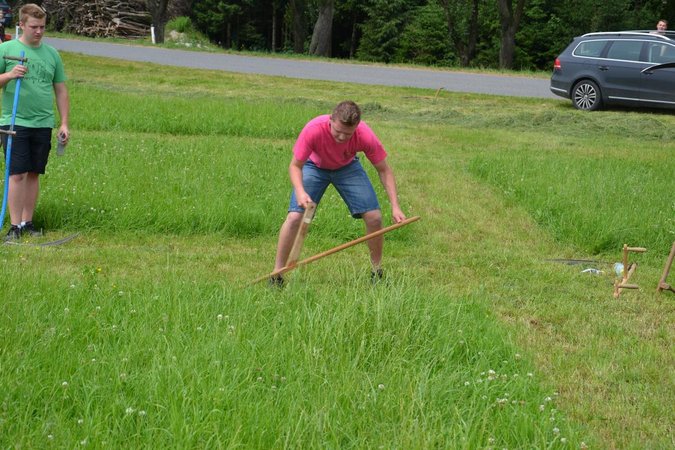 Bezirksentscheid Sensenmähen