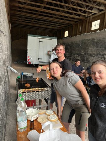 Sensenmähen üben Sprengel Petzenkirchen Bergland
