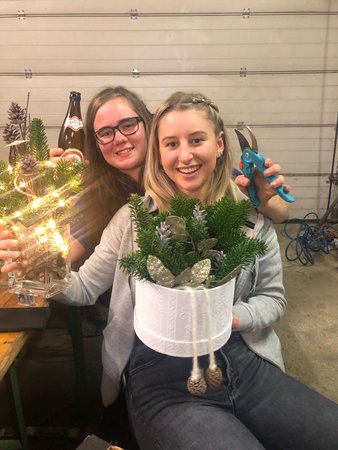 Adventkranzbinden Sprengel Petz.-Bergl.