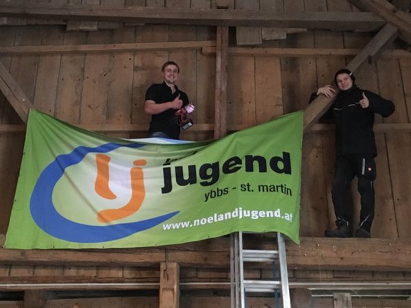 Gummistiefelparty Aufbauen - LJ Ybbs - St.Martin