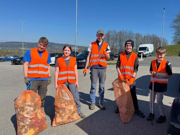 Müllsammeln Sprengel Petzenkirchen Bergland