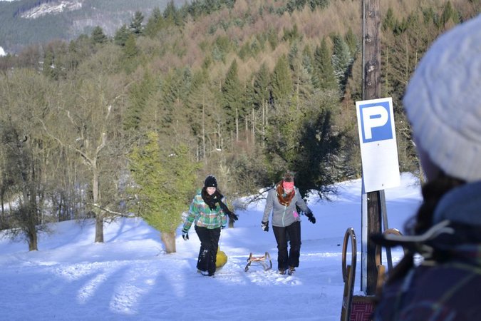 Rodeln am Hengstberg